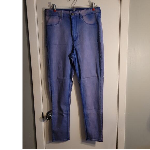 AMERICAN EAGLE High Jegging Jeans Sz 10 Regular High-Rise Skinny Sydney Sweeney - Picture 1 of 10